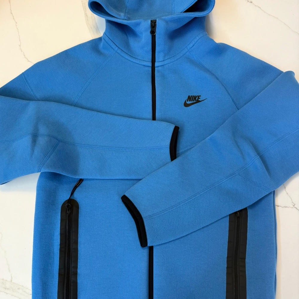 Nike Sky Blue Hoodie Tech Fleece